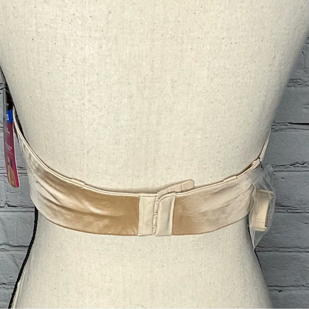 Maidenform Nude Strapless Stay Up Power Band Bra 40D NWT